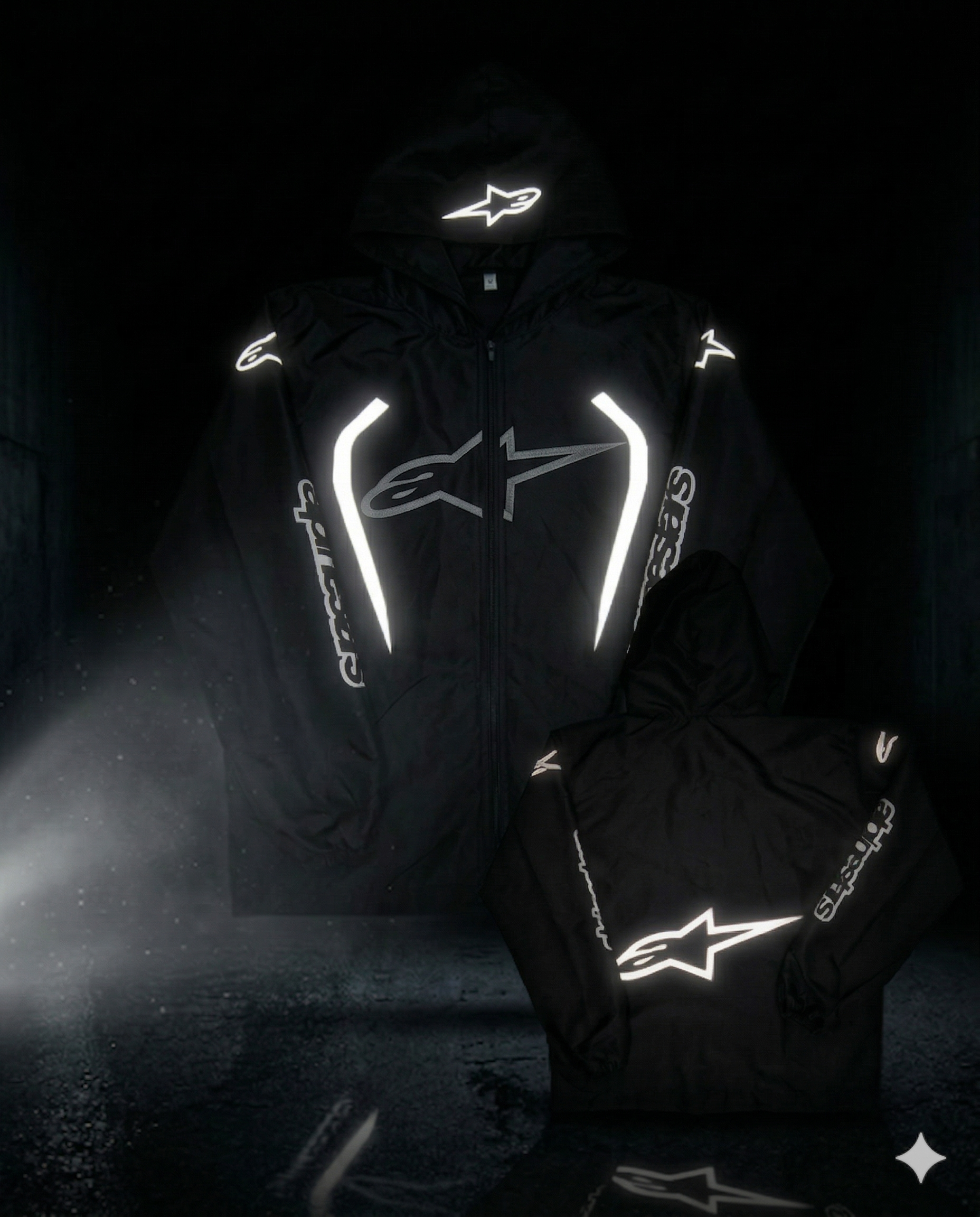 Chaqueta Cortavientos Alpinestar Reflectiva | Diseño Urbano + Alta Visibilidad