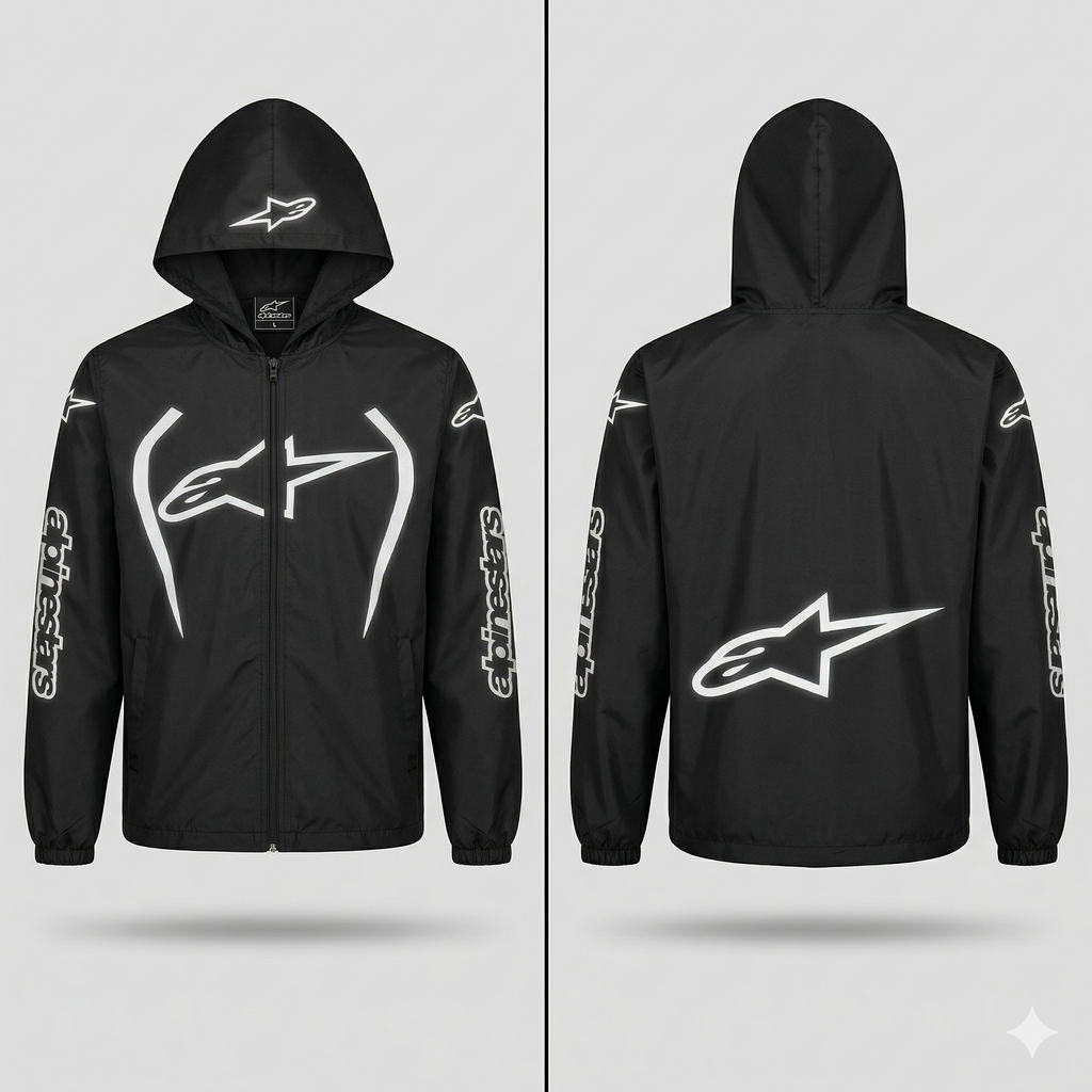 Chaqueta Cortavientos Alpinestar Reflectiva | Diseño Urbano + Alta Visibilidad