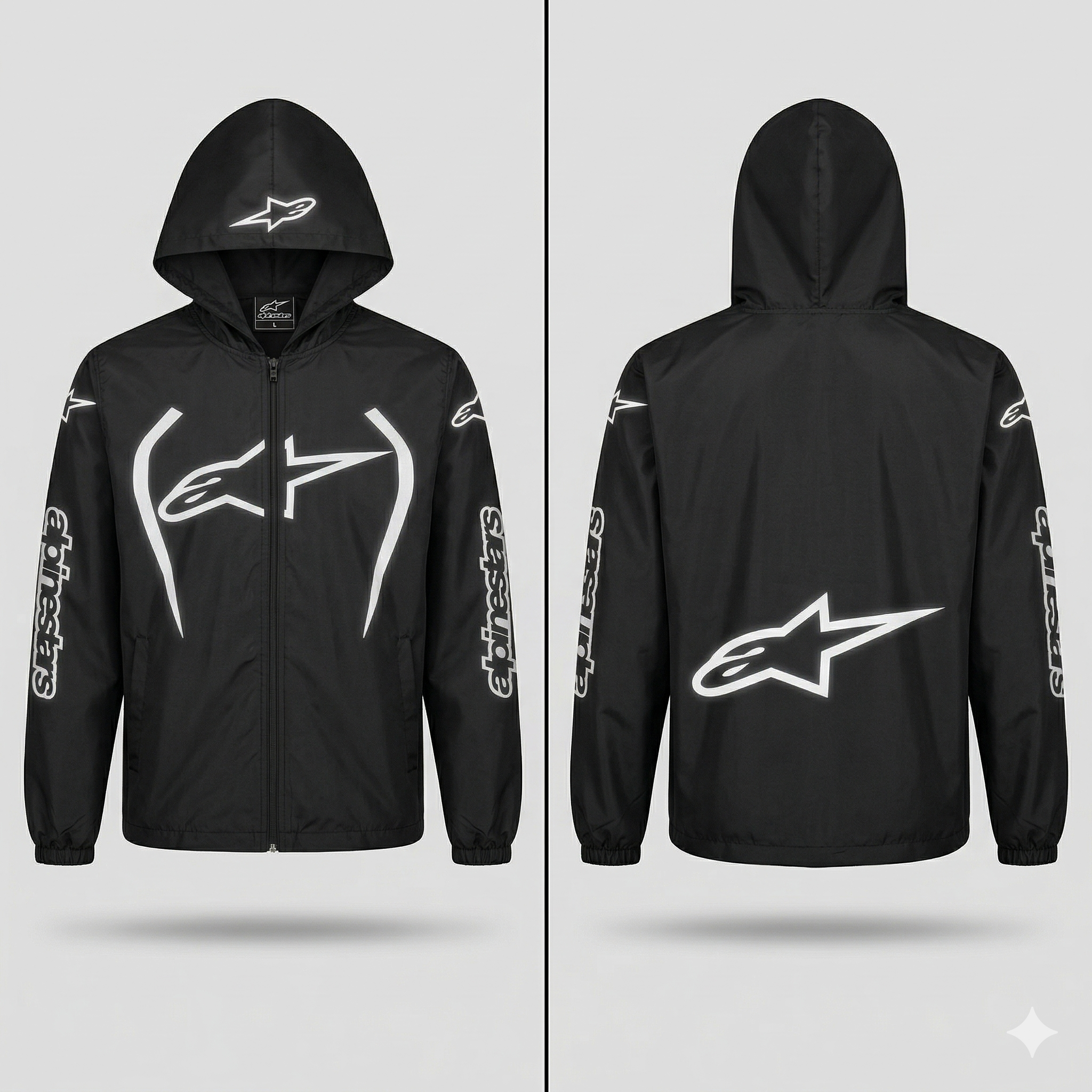 Chaqueta Cortavientos Alpinestar Reflectiva | Diseño Urbano + Alta Visibilidad